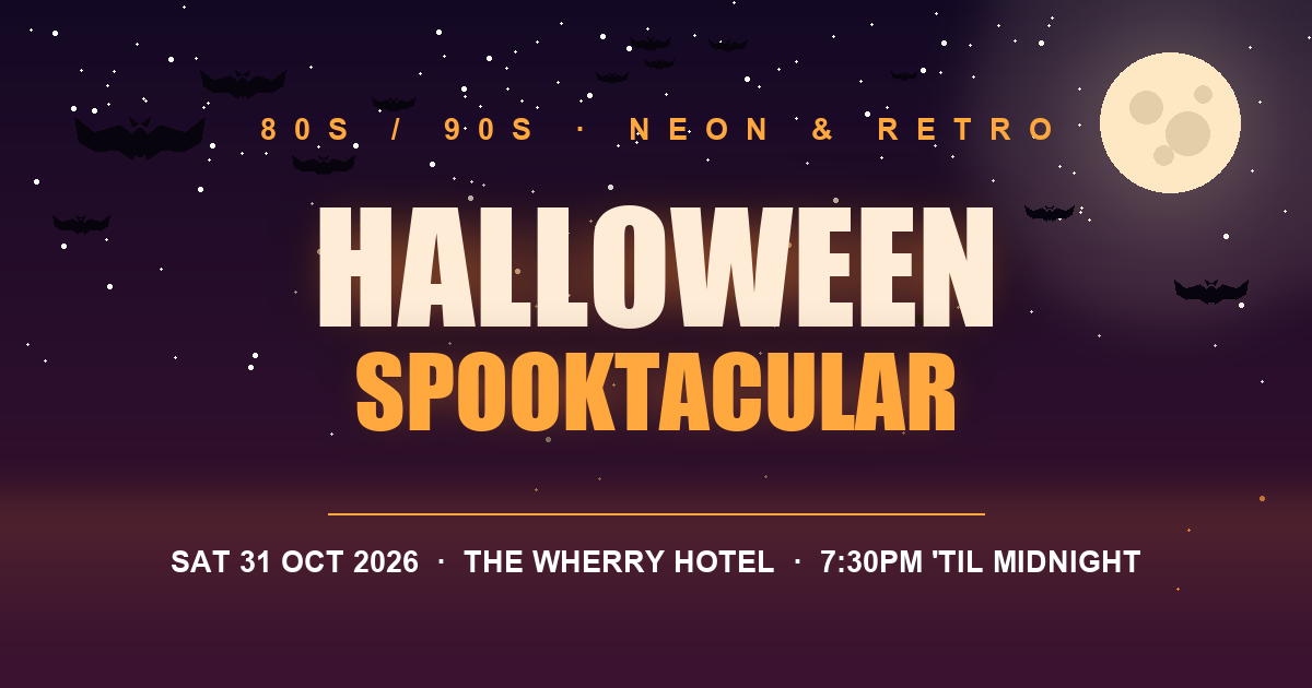 Halloween Party Night with The Over 30s Club Lowestoft Spooky Clubbing 🎃🚨