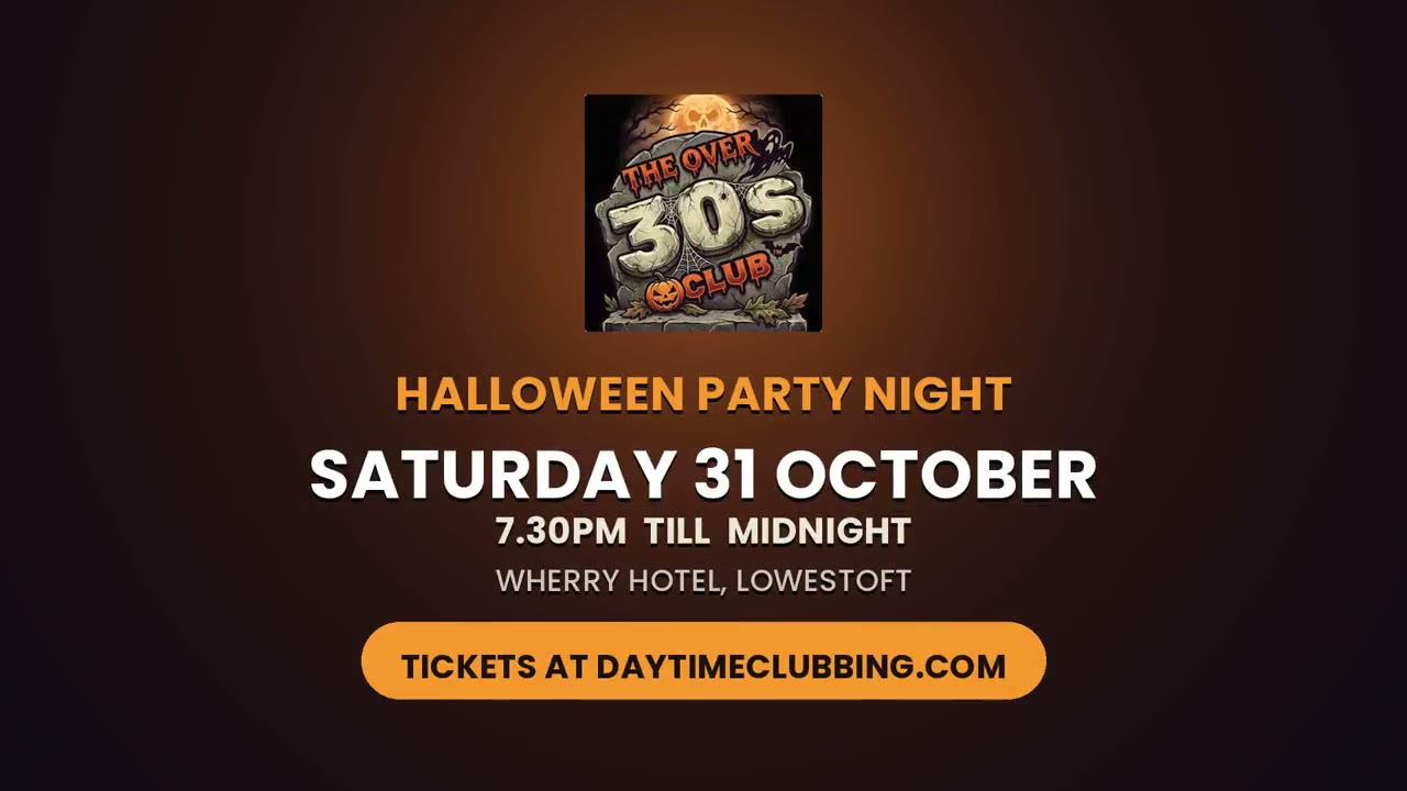 Halloween Party Night with The Over 30s Club Lowestoft Spooky Clubbing 🎃🚨 night photo 6
